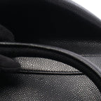Chanel Boston Bag CC Logo 2-Way Black Caviar Leather CC — view 9
