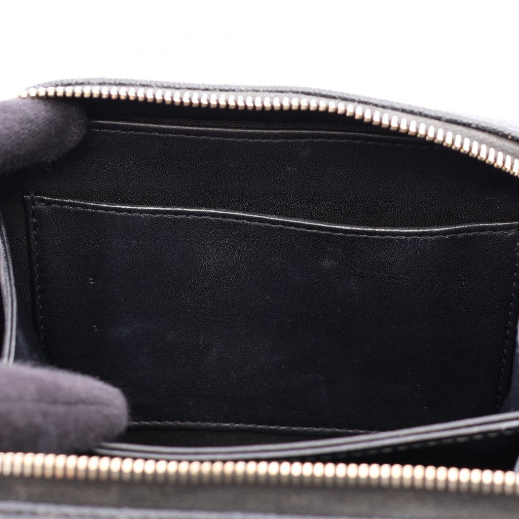 Chanel Shoulder Bag CC Figuri Small Vanity 2-Way Black Caviar Leather CC — view 6