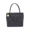 Chanel Tote Reissue Black Caviar Leather