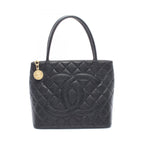 Chanel Tote Reissue Black Caviar Leather