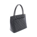 Chanel Tote Reissue Black Caviar Leather — view 2