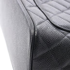 Chanel Tote Reissue Black Caviar Leather — view 8