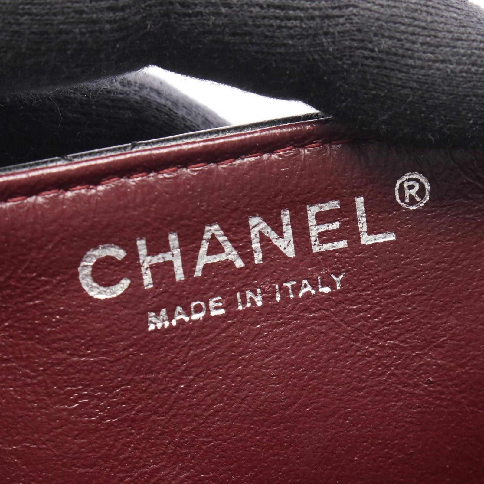 Chanel Shoulder Bag Quilted East Waist Black Lambskin Chain — view 4