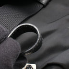 Prada Backpack New Vela Studs Black Nylon Leather — view 7