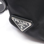 Prada Backpack New Vela Studs Black Nylon Leather — view 5