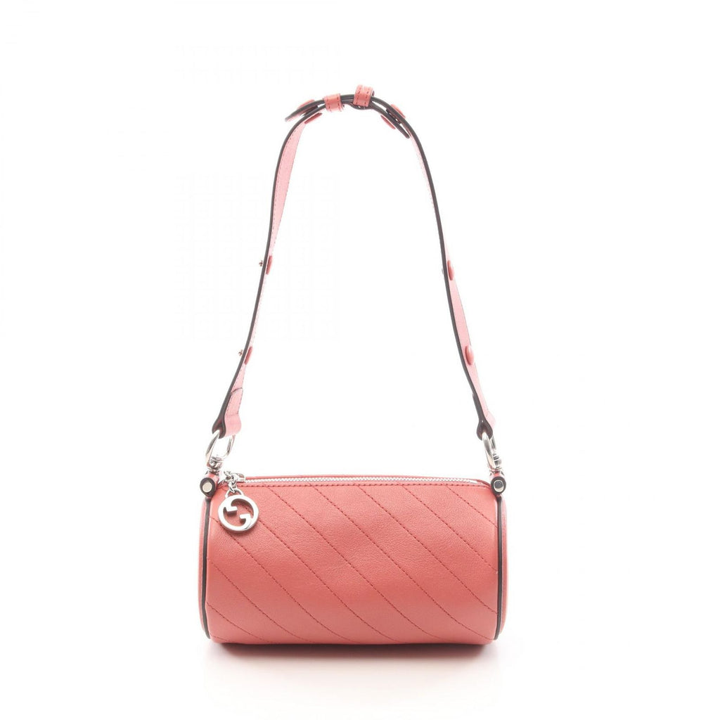 Gucci Shoulder Bag Blanc Di Pink Leather Di Mini