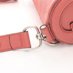 Gucci Shoulder Bag Blanc Di Pink Leather Di Mini — view 5