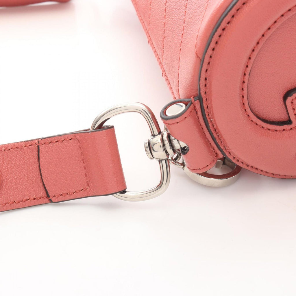 Gucci Shoulder Bag Blanc Di Pink Leather Di Mini — view 5
