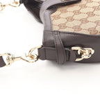 Gucci Handbag Moonside GG Canvas Beige Dark Brown Mini — view 6