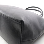 Gucci Handbag Interlocking Charm 2-Way Black Leather Tote — view 5