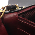 Chanel Shoulder Bag Quilted Diana Flap Black Lambskin Chain — view 6