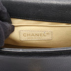 Chanel Shoulder Bag 2.55 Quilted 2-Way Black Leather Top Handle — view 4