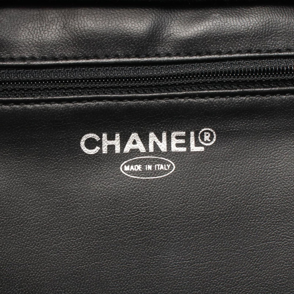 Chanel Handbag CC Logo 2-Way Black Calf CC Vanity — view 5