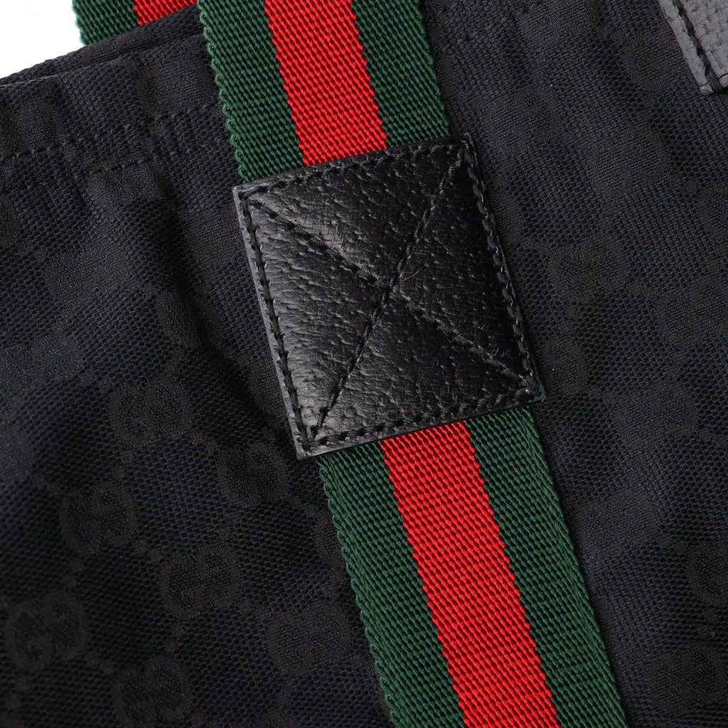 Gucci Tote GG Canvas Sherry Line Black — view 9
