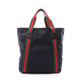 Gucci Tote GG Canvas Sherry Line Black