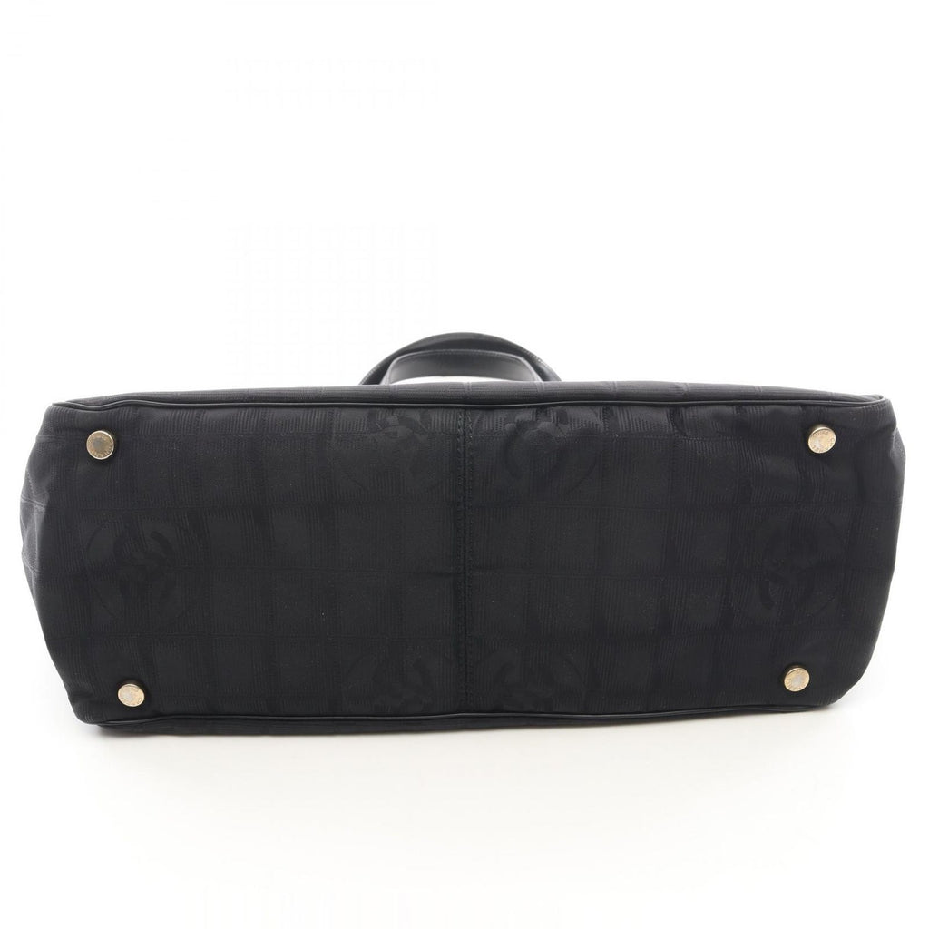 Chanel Tote New Travel Line Black Leather — view 7