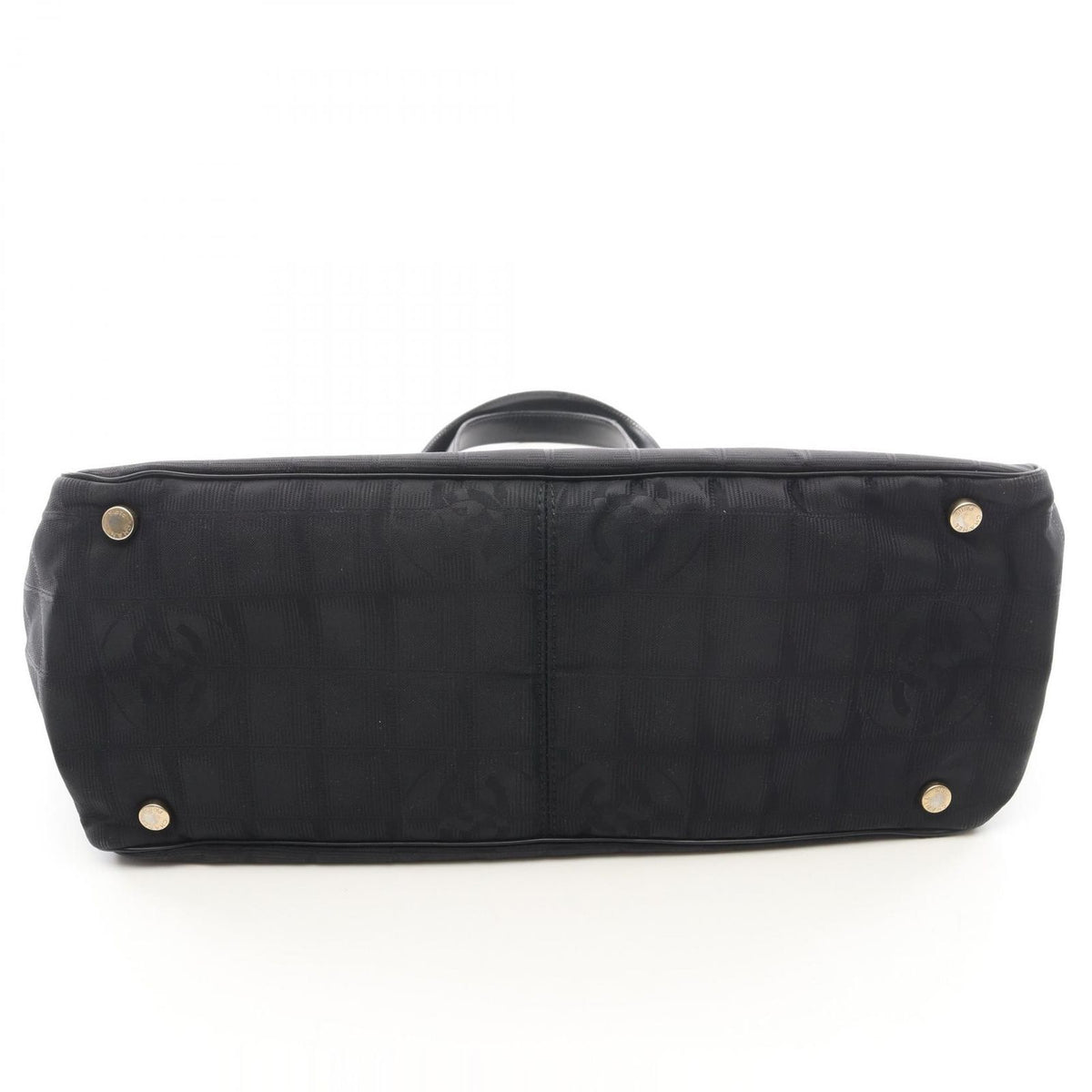 Chanel Tote New Travel Line Black Leather — view 7