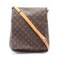 Louis Vuitton Shoulder Bag Musette Canvas Leather