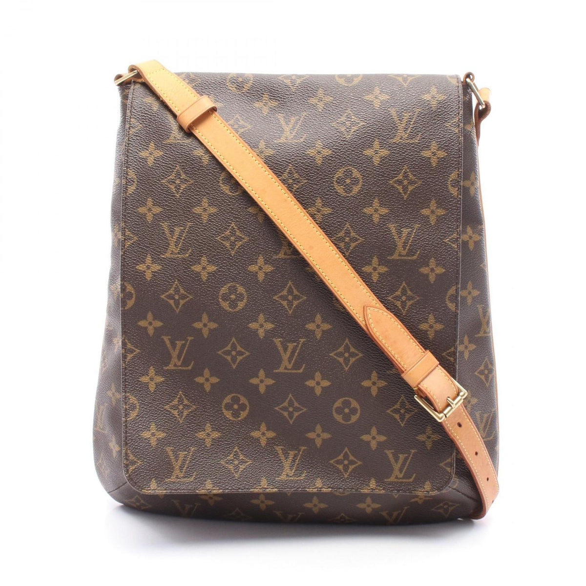 Louis Vuitton Shoulder Bag Musette Canvas Leather