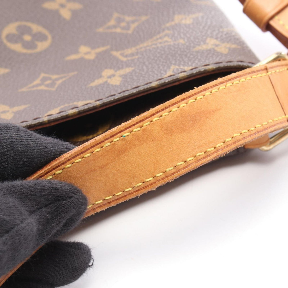 Louis Vuitton Shoulder Bag Musette Canvas Leather — view 7