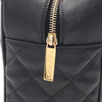 Chanel Handbag Quilted Black Caviar Leather — view 9