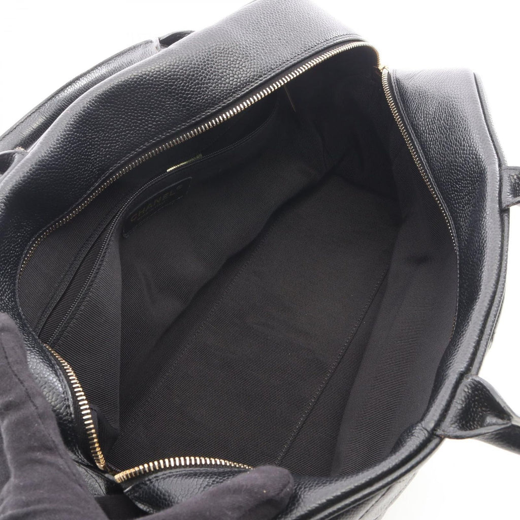Chanel Handbag Quilted Black Caviar Leather — view 3
