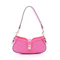 Gucci Shoulder Bag Moonside Mini GG Canvas Fuchsia Pink