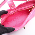 Gucci Shoulder Bag Moonside Mini GG Canvas Fuchsia Pink — view 3