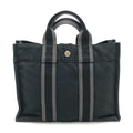 Hermes Handbag Fourre Tout PM Canvas Black