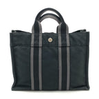 Hermes Handbag Fourre Tout PM Canvas Black