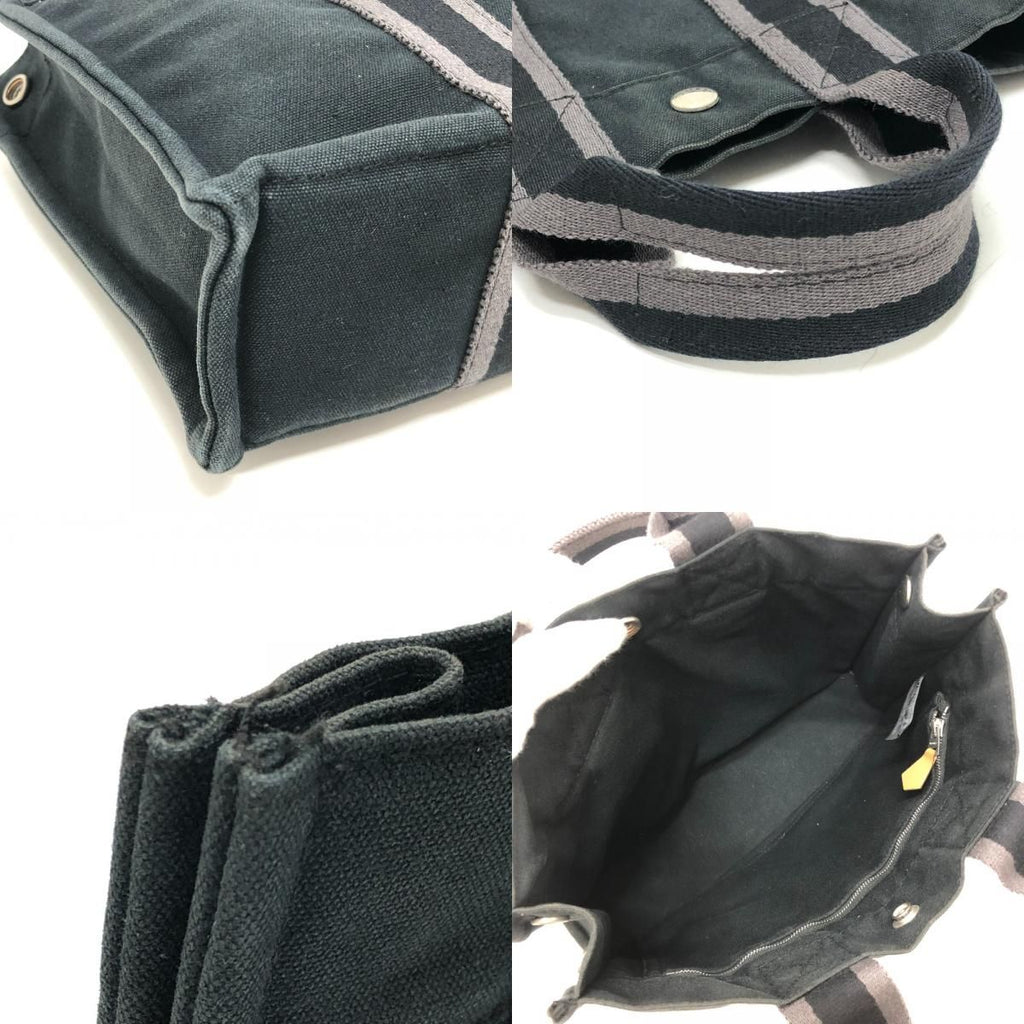 Hermes Handbag Fourre Tout PM Canvas Black — view 7