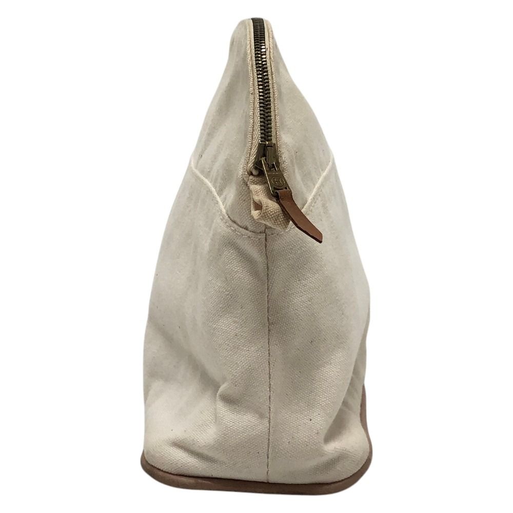 Hermes Pouch Bolide Canvas White — view 4