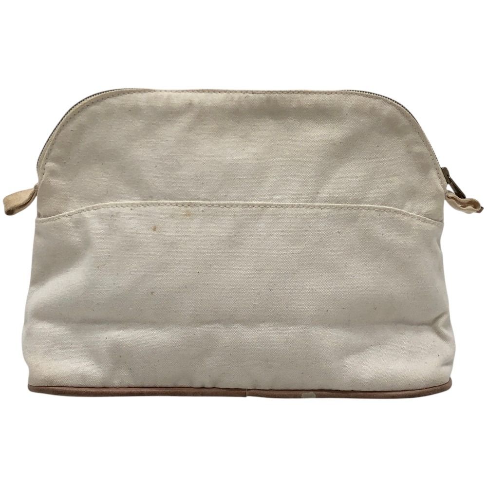 Hermes Pouch Bolide Canvas White — view 2