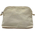 Hermes Pouch Bolide Canvas White