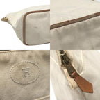 Hermes Pouch Bolide Canvas White — view 7