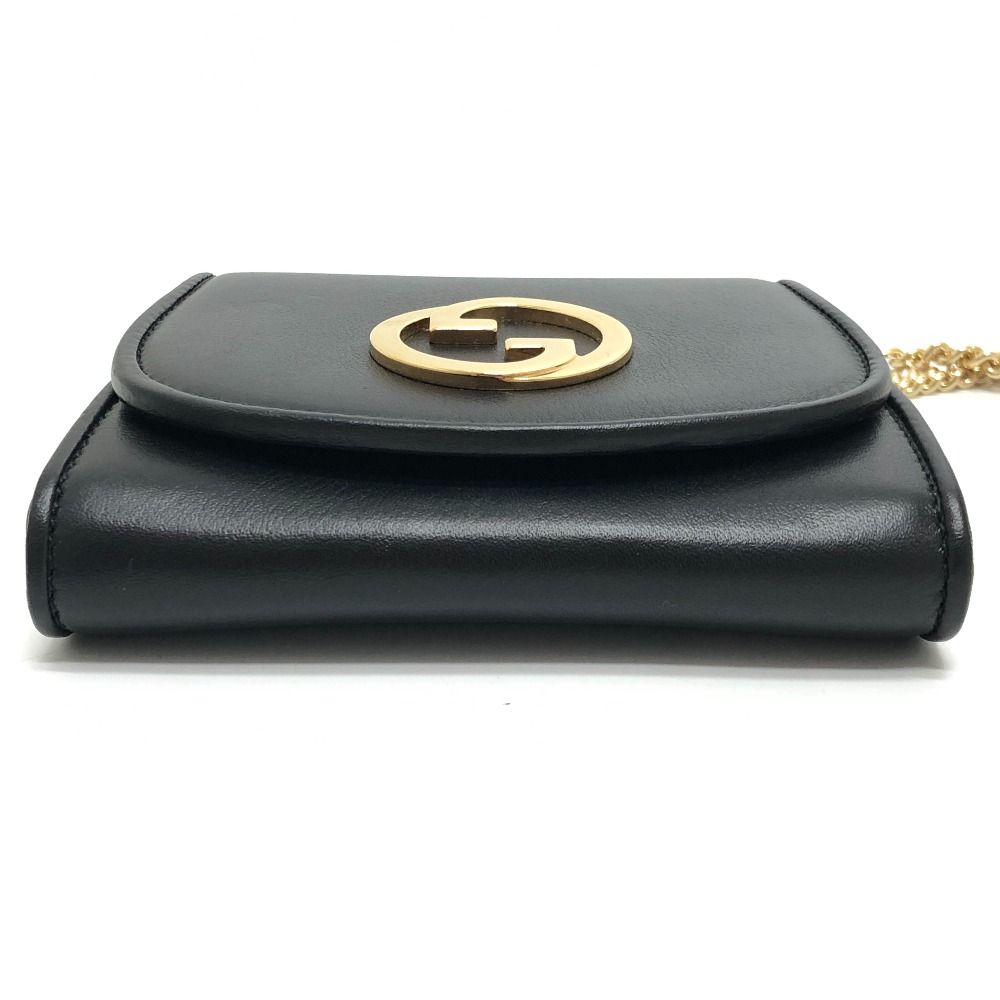Gucci Shoulder Bag Blanc Di Leather Black — view 5