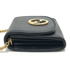 Gucci Shoulder Bag Blanc Di Leather Black — view 3