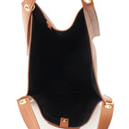 Celine Leather Triomphe Small Cubo 2-Way Handbag Brown — view 6