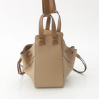 Loewe Hammock Drawstring Small Leather 2-Way Shoulder Handbag Sand — view 4