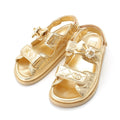 Chanel CC Logo Pearl Ribbon Sandal