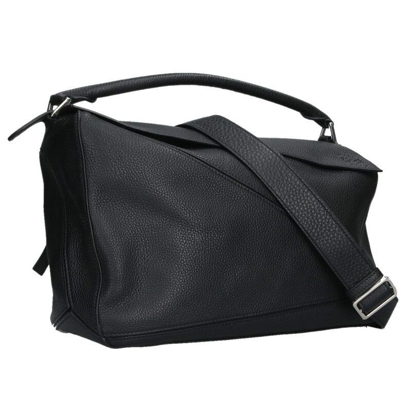 Loewe Puzzle Bag Supple Grain Calf Leather Shoulder Bag