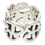 Hermes Chaine D'ancre Enchainee GM Silver Ring — view 2