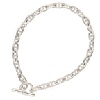 Hermes Chaine D'ancre Silver Choker Necklace GM — view 2