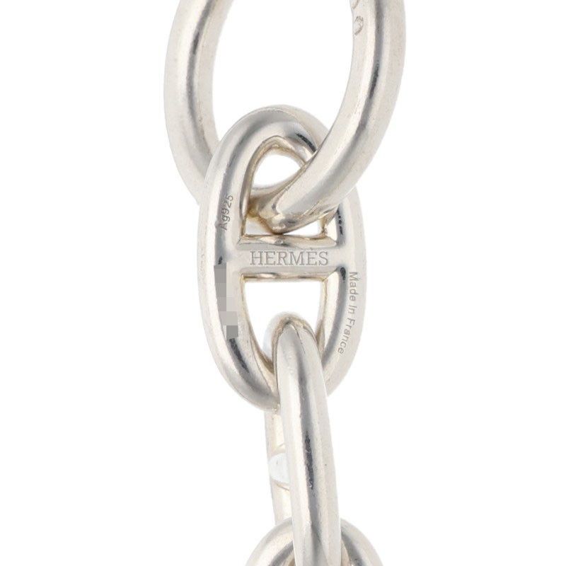 Hermes Chaine D'ancre Silver Choker Necklace GM — view 3