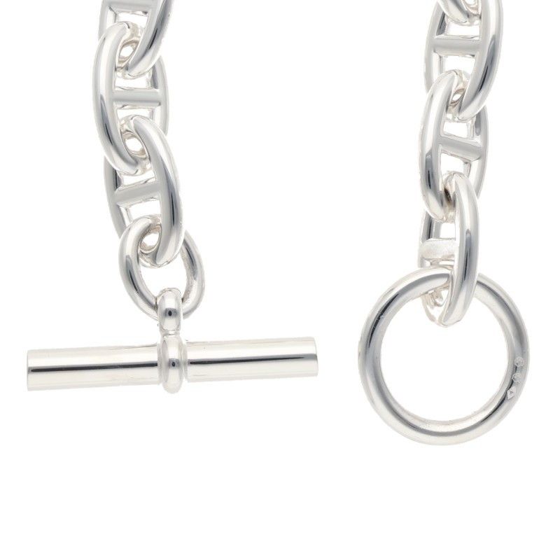 Hermes Chaine D'ancre GM Silver Bracelet — view 4
