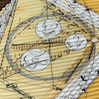 Hermes Scarf Carre Plisee Yellow Brown Multi la Musique Des Spheres — view 4