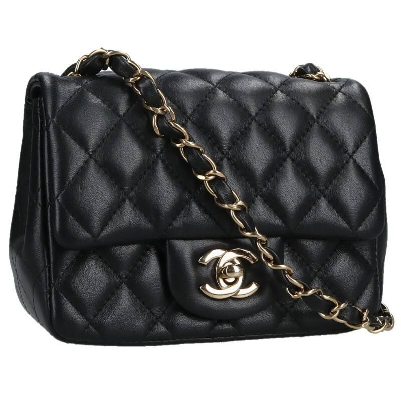 Chanel Mini Quilted 17 Lambskin Single Flap Chain Shoulder