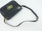 Celine Carriage Shoulder Bag Leather Navy — view 4
