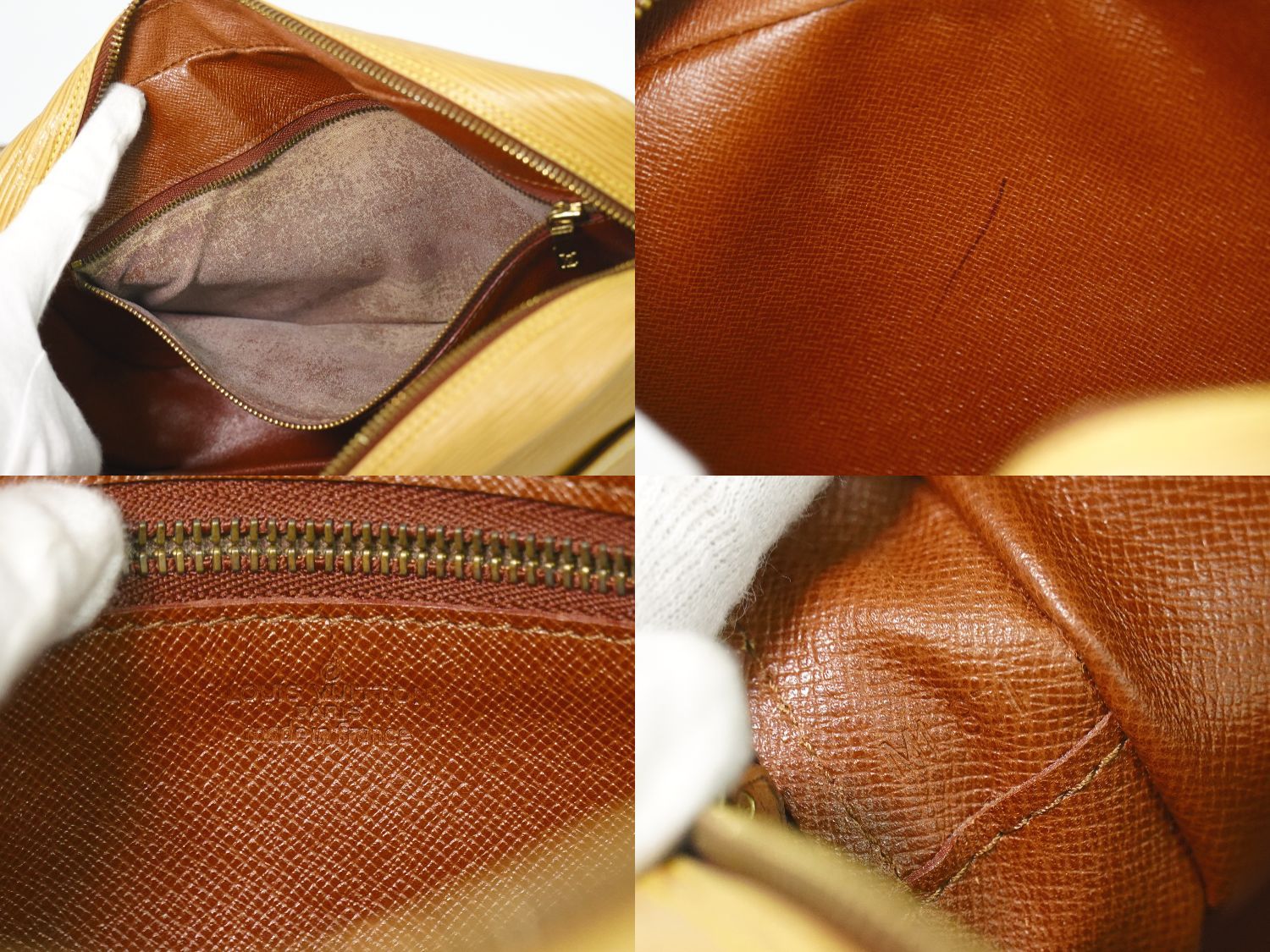 Louis Vuitton LV Trocadero 27 Epi Leather Shoulder Bag Pochette Winnipeg Beige — view 9