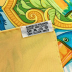 Hermes Scarf Carre 90 Yellow Multi Amazonia Silk — view 3